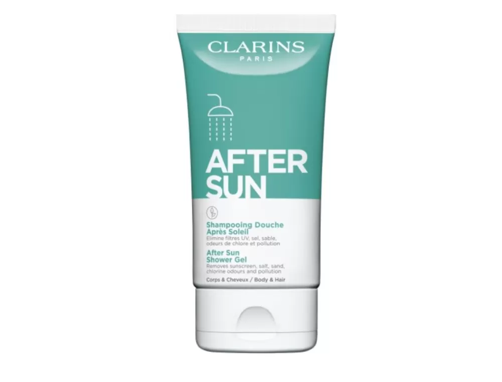 Clearance Clarins Shampooing Douche 3-En-1 Apres-Soleil, Visage, Corps Et Cheveux